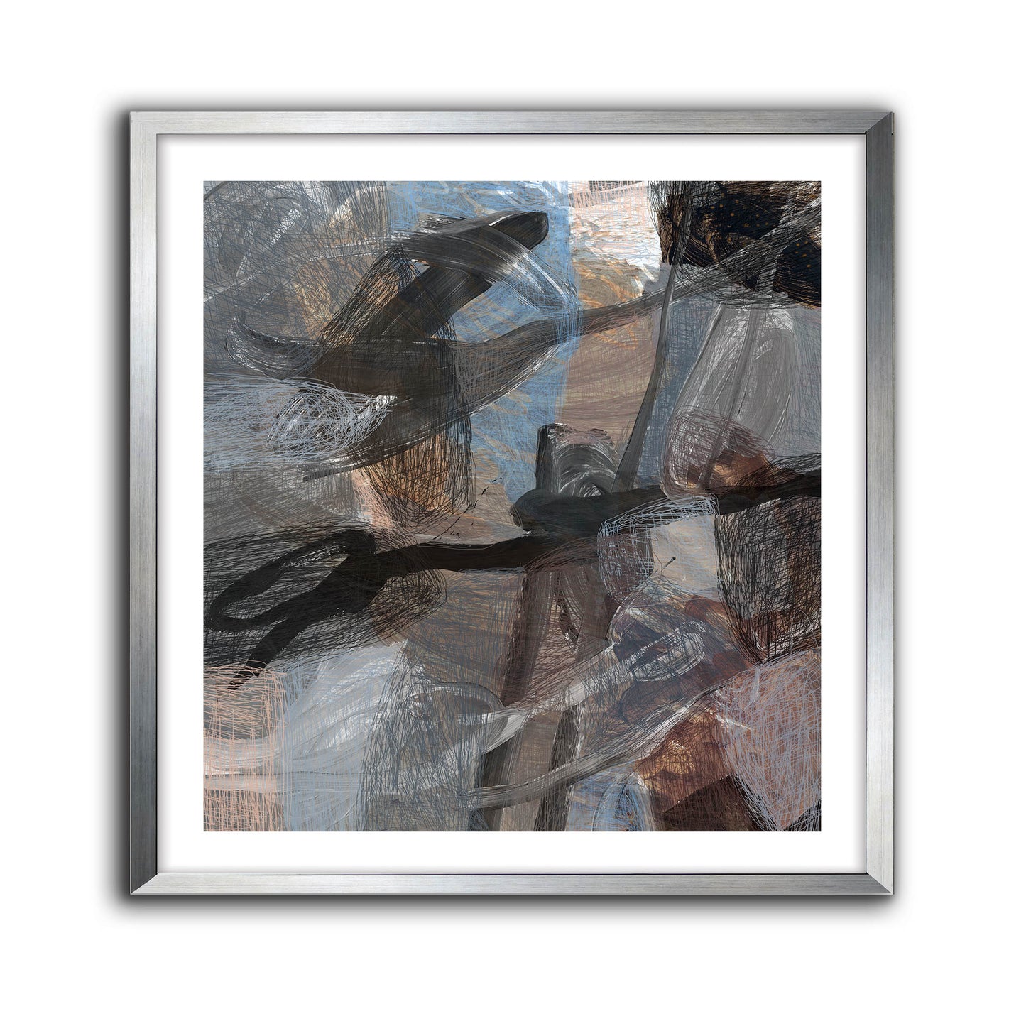 Melbourne Sketch Dark Square