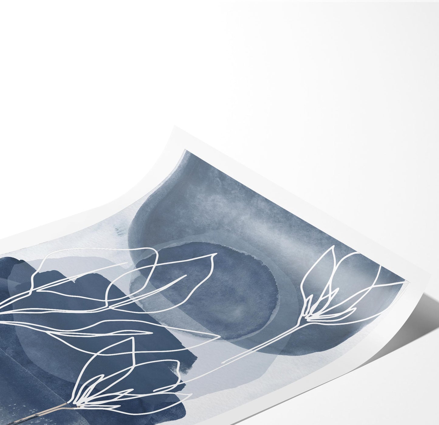 Botanical Grey Blue II