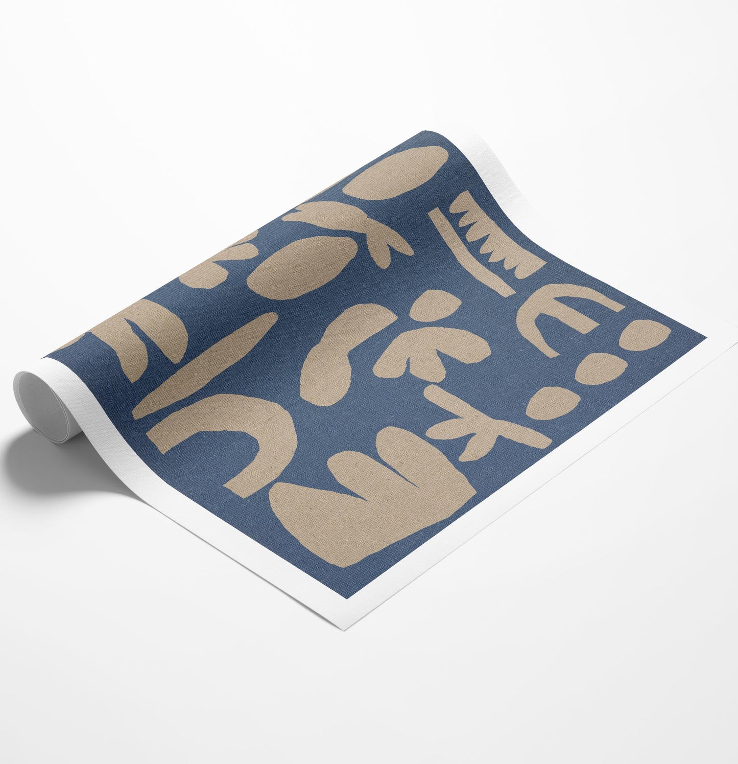 Linen Naive Blue II