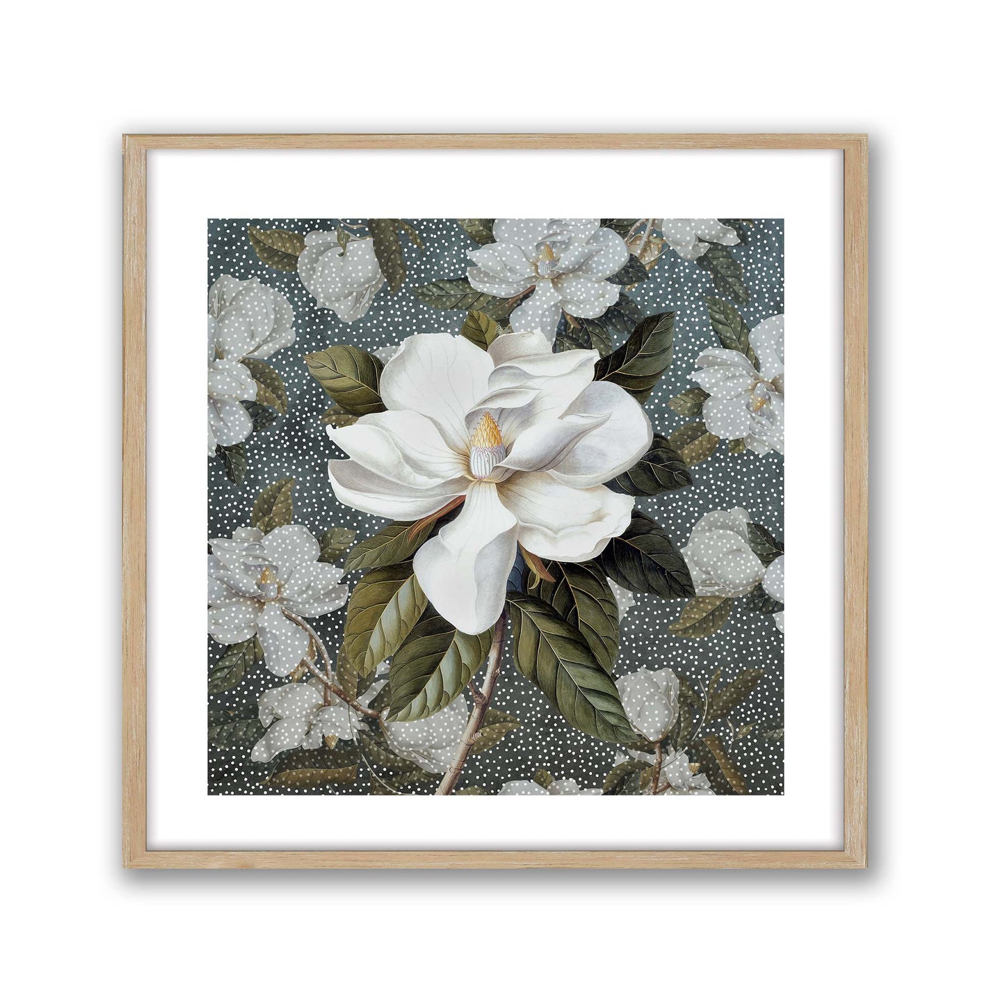Magnolia Bloom I Square