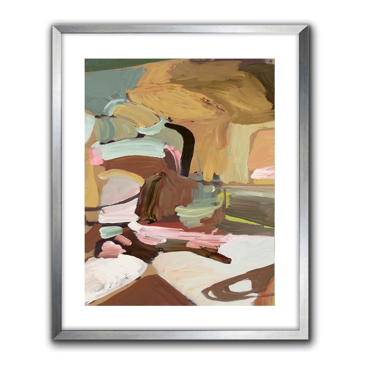 Aerial Rust Diptych II