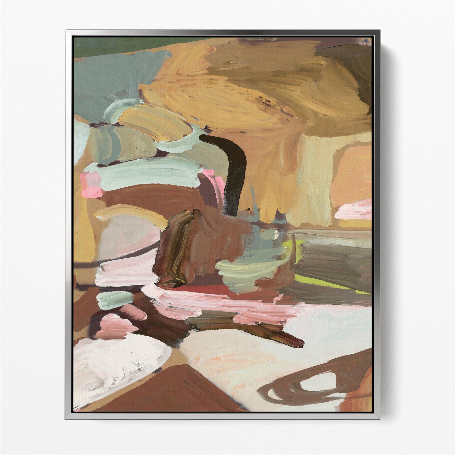 Aerial Rust Diptych II