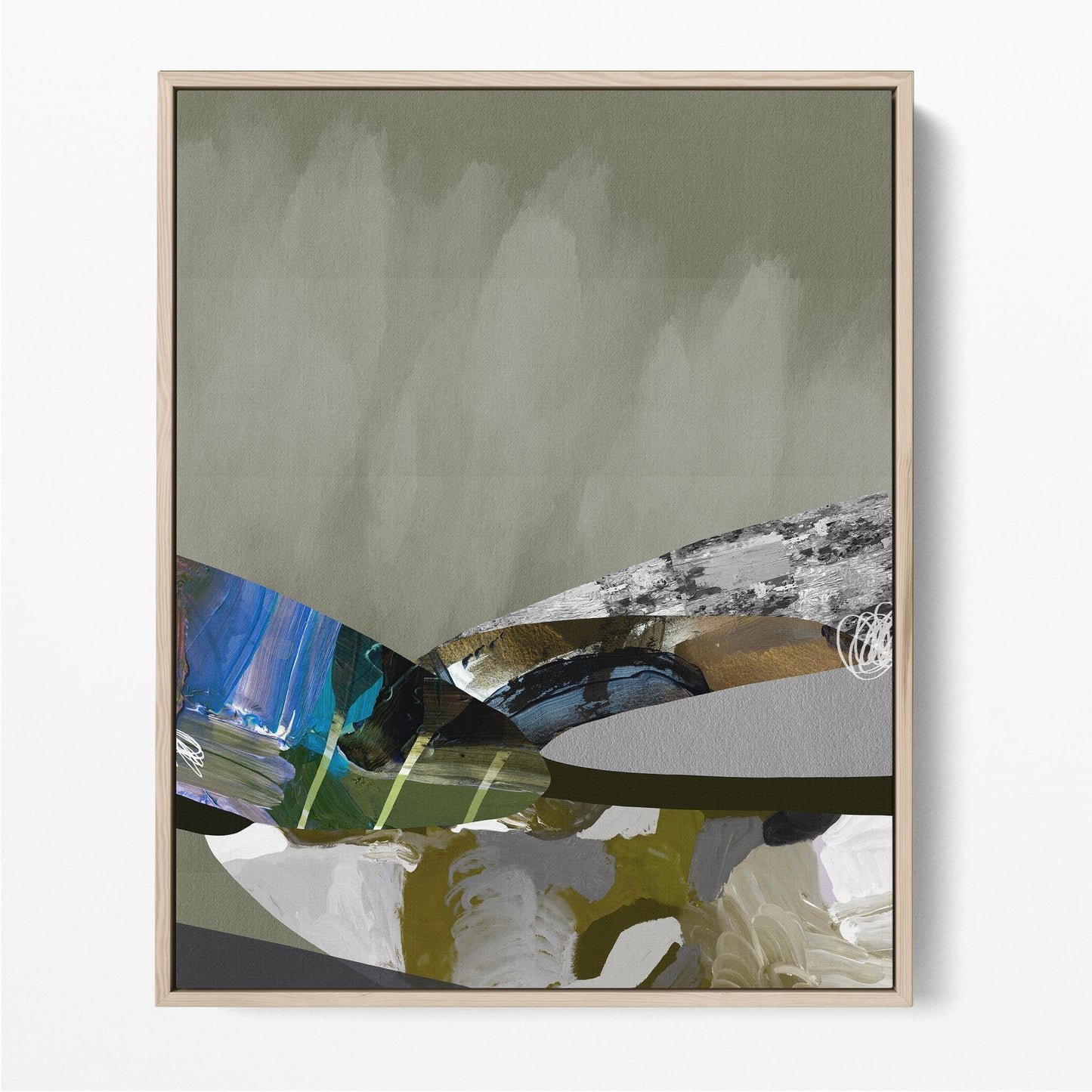 Winter Coast Collage I