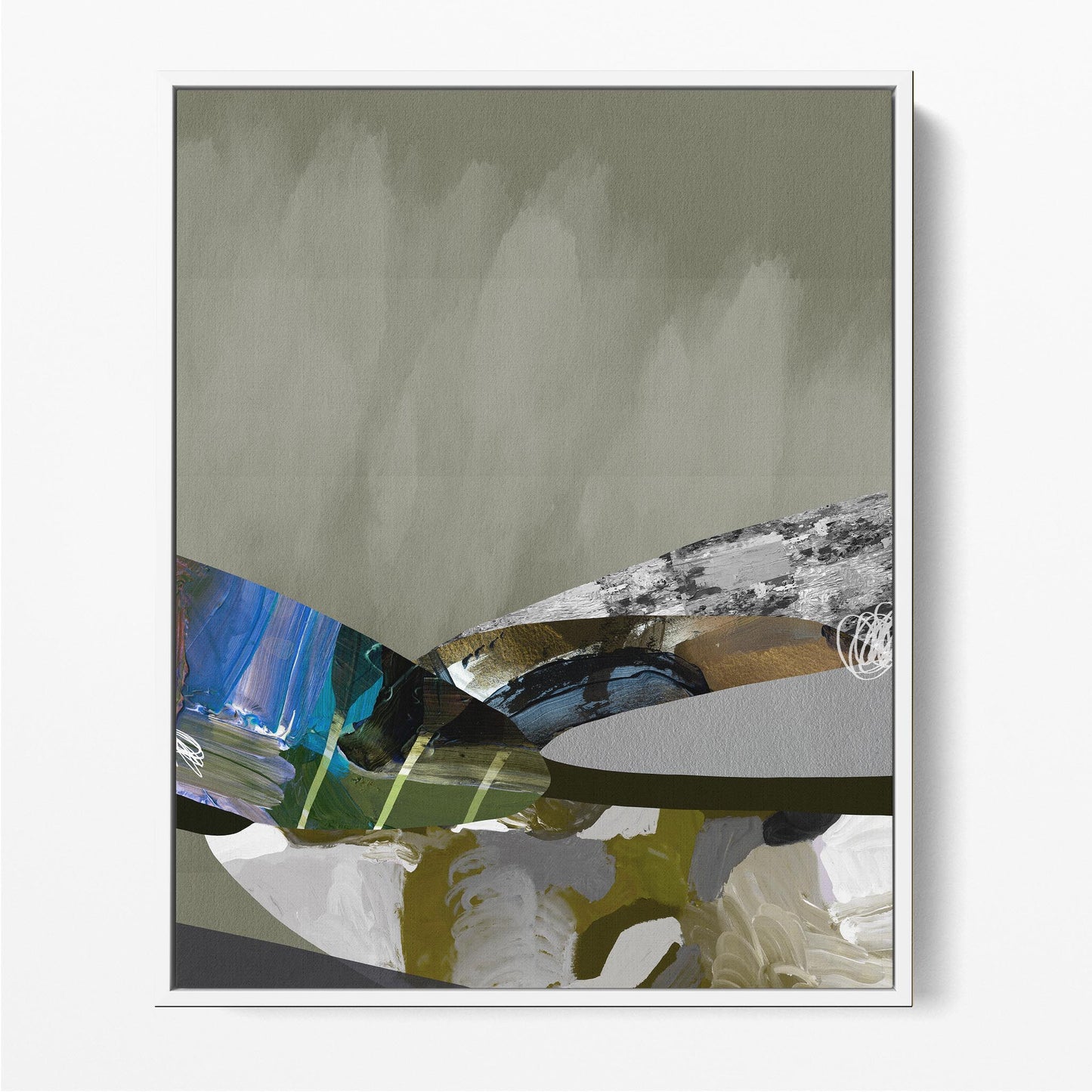 Winter Coast Collage I