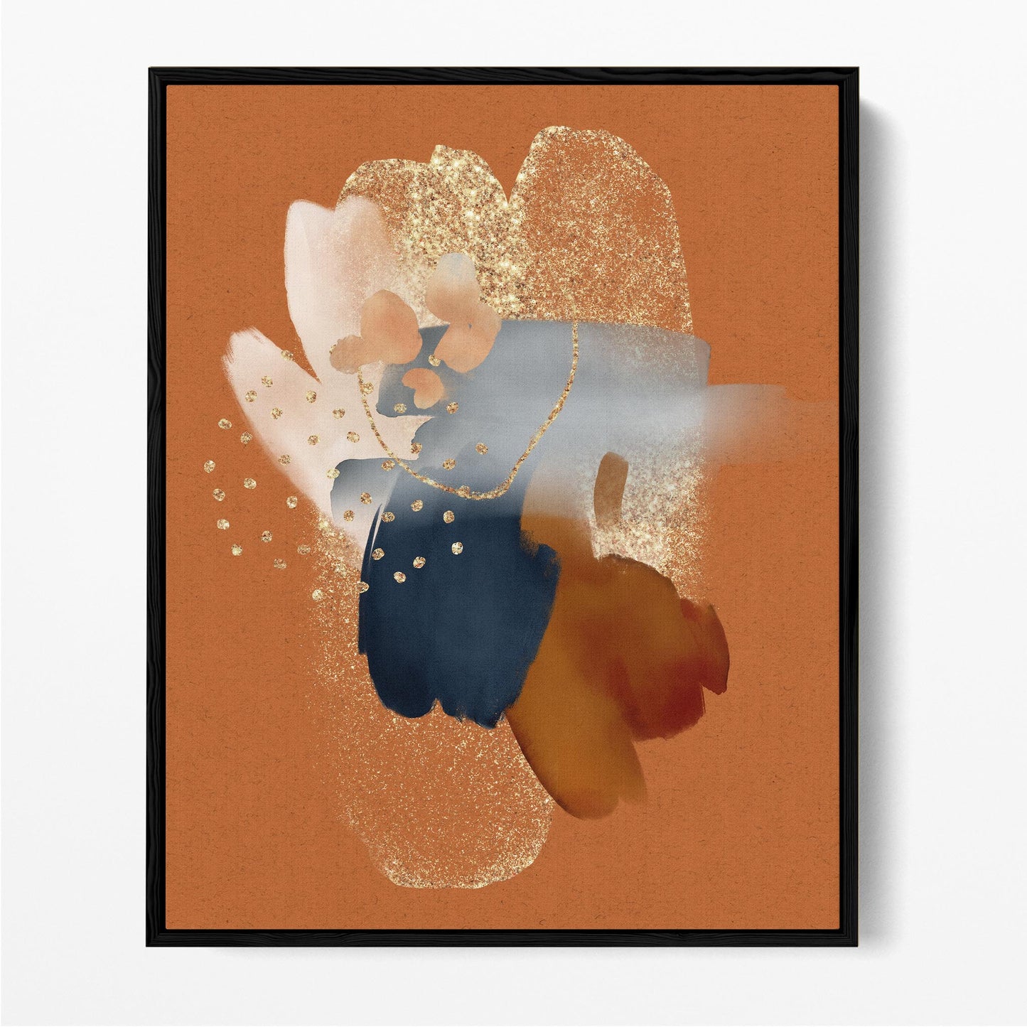 Watercolour Gestures Rust I