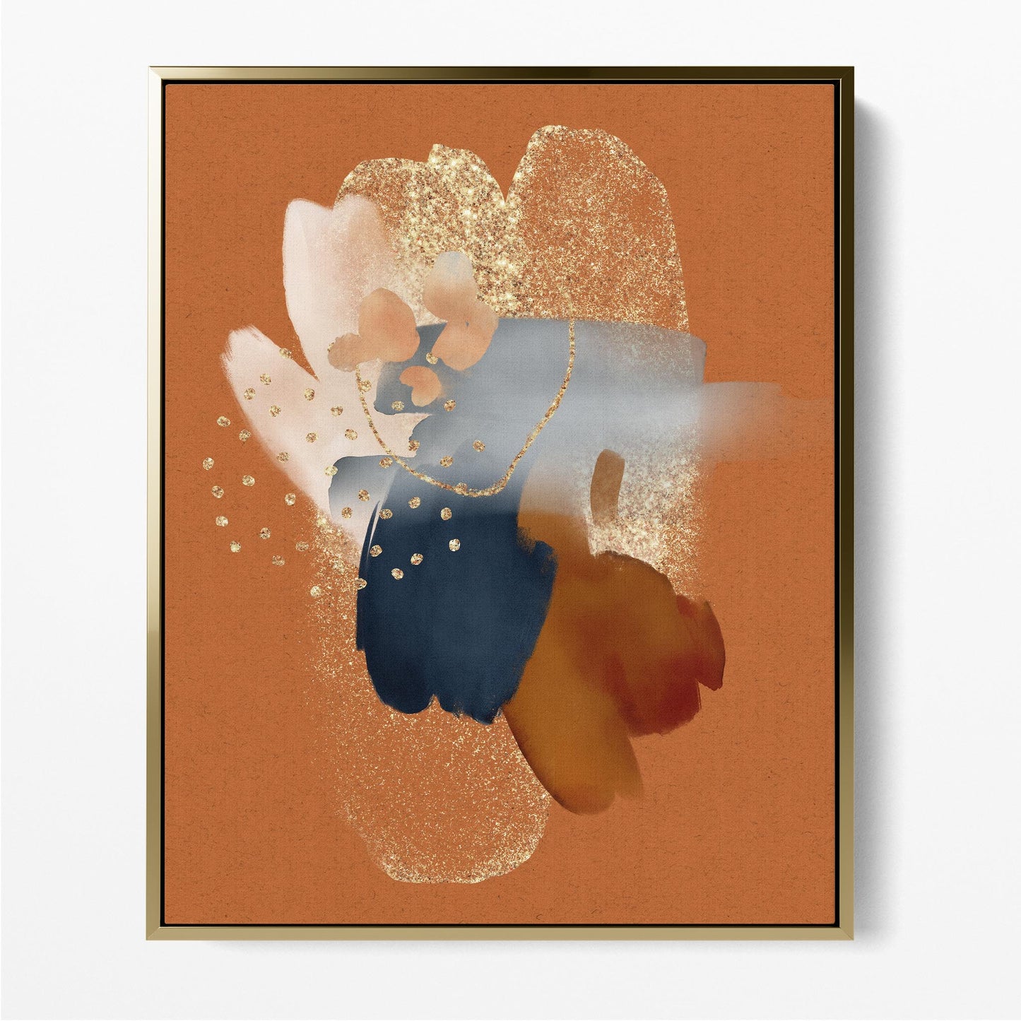 Watercolour Gestures Rust I