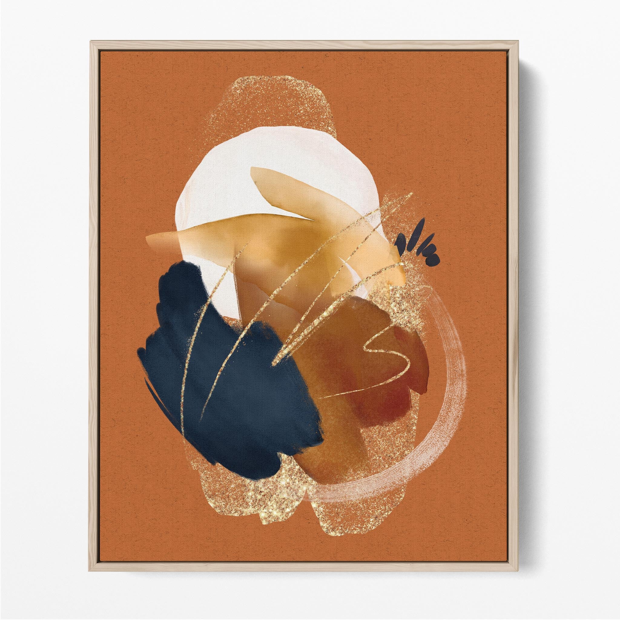 Watercolour Gestures Rust II – Emma Street Studio Projects