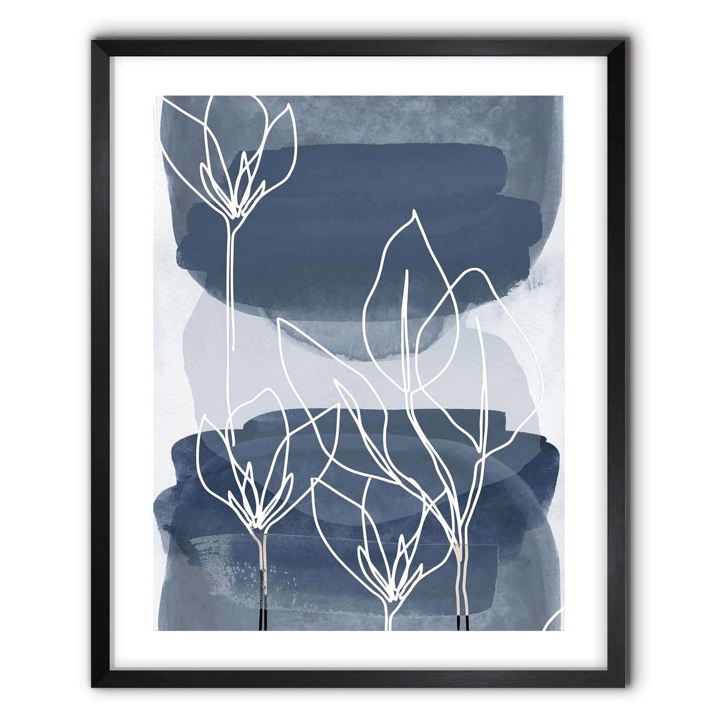 Botanical Grey Blue I