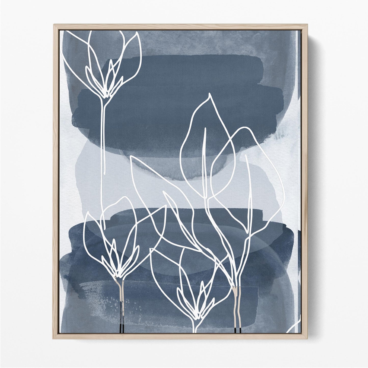 Botanical Grey Blue I