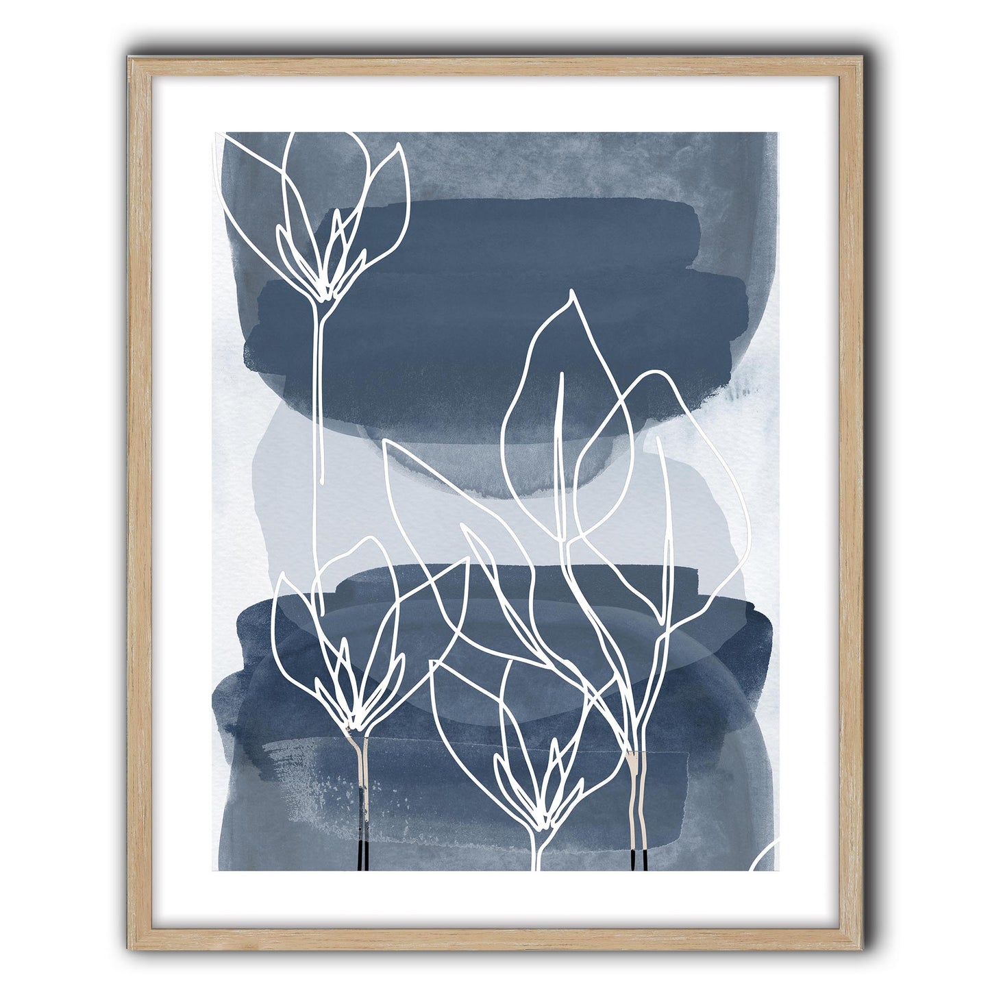 Botanical Grey Blue I