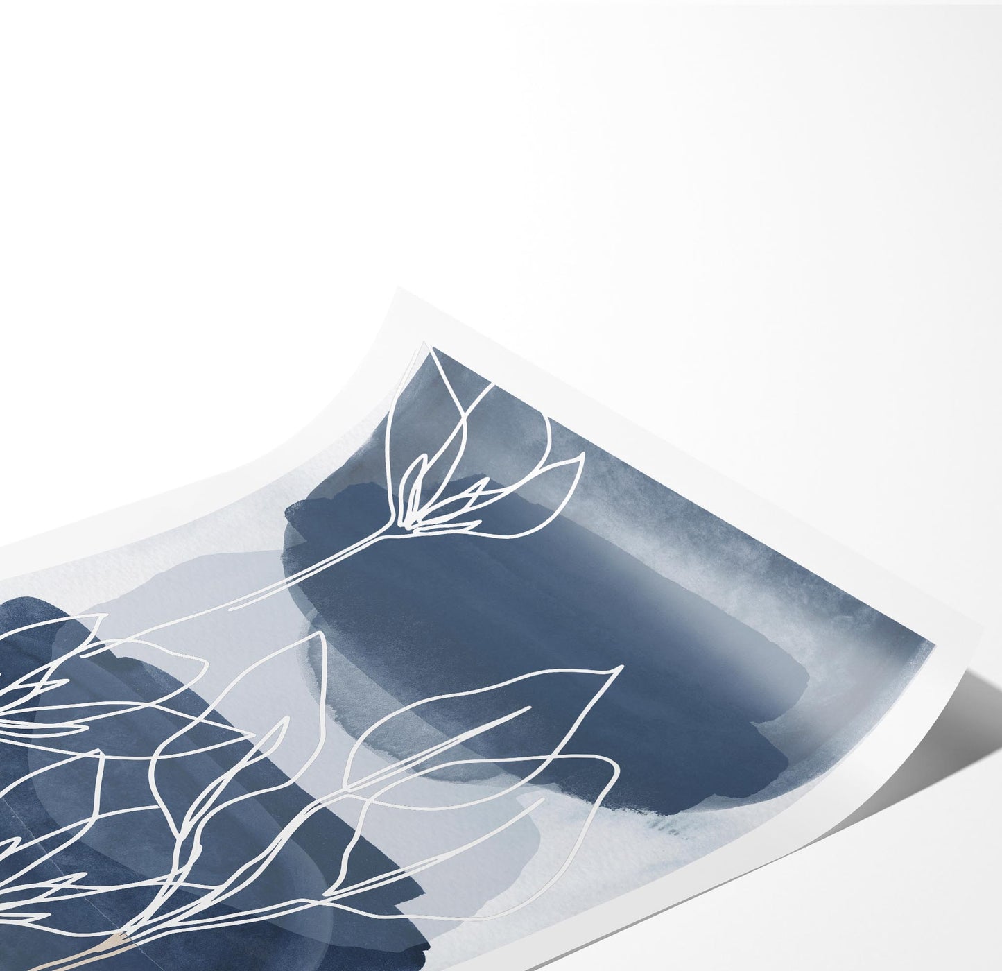 Botanical Grey Blue I