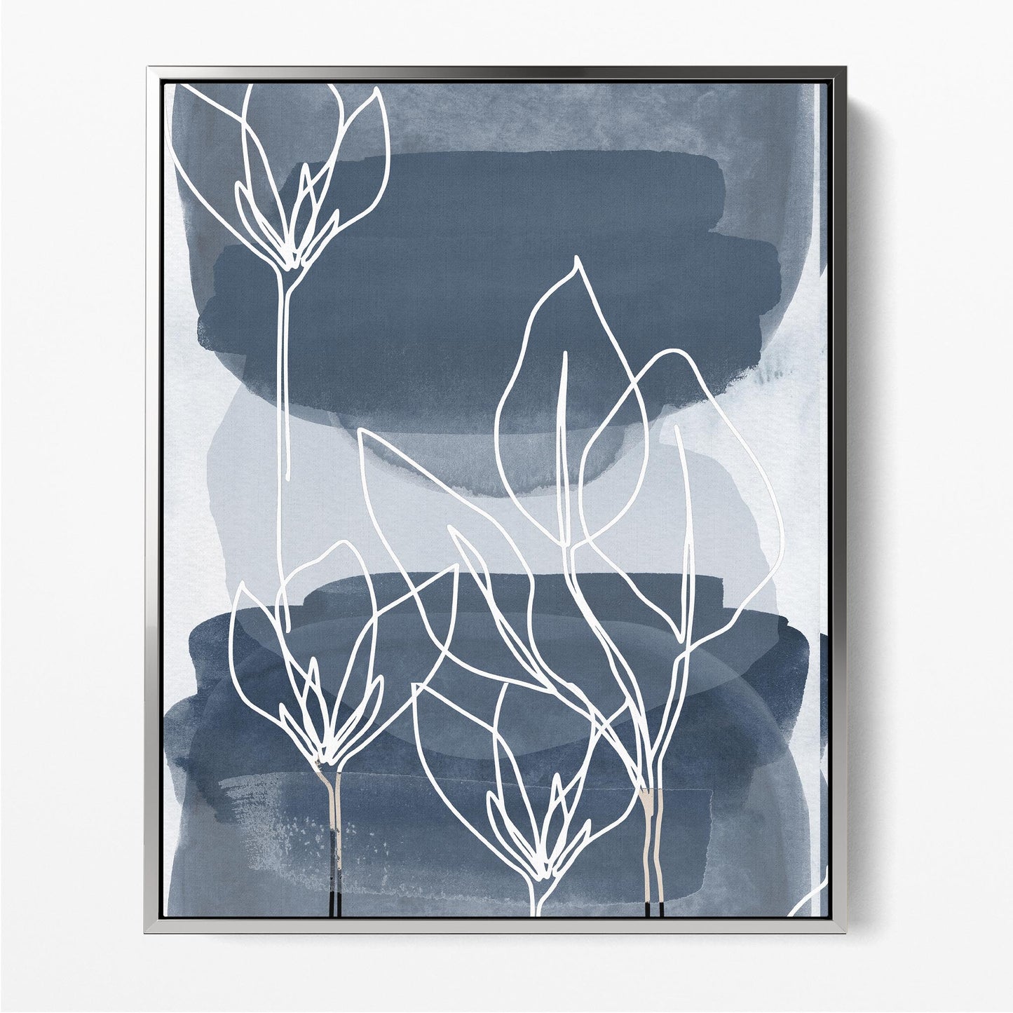 Botanical Grey Blue I