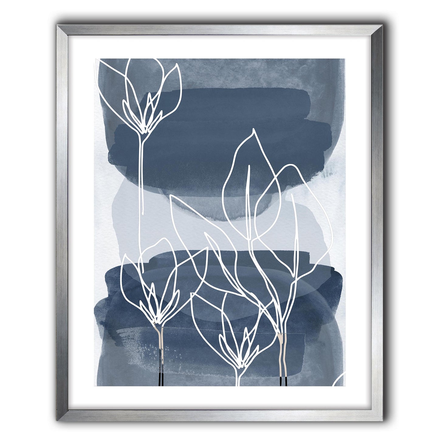 Botanical Grey Blue I