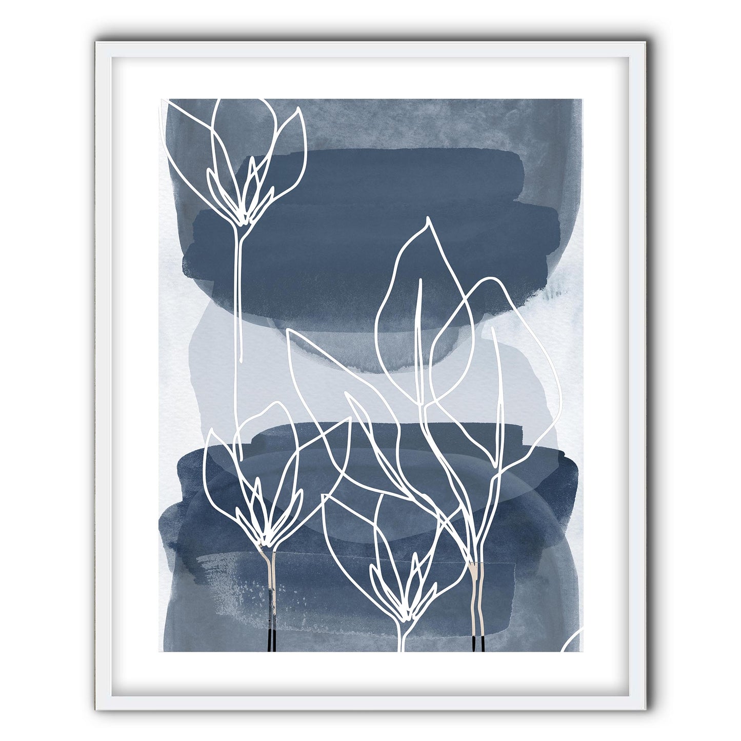 Botanical Grey Blue I