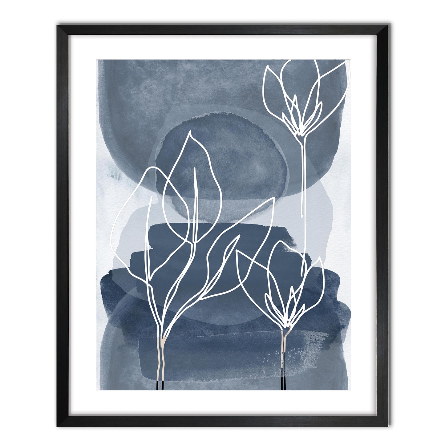 Botanical Grey Blue II