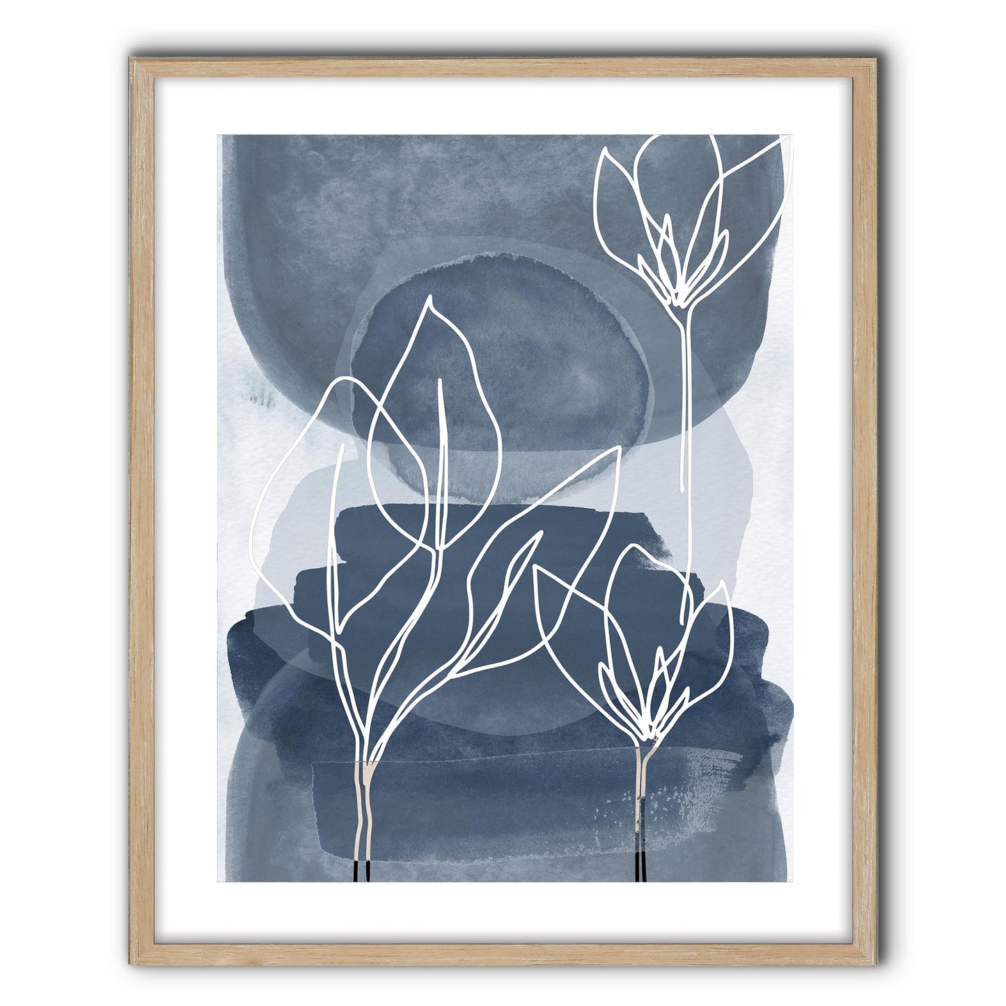 Botanical Grey Blue II