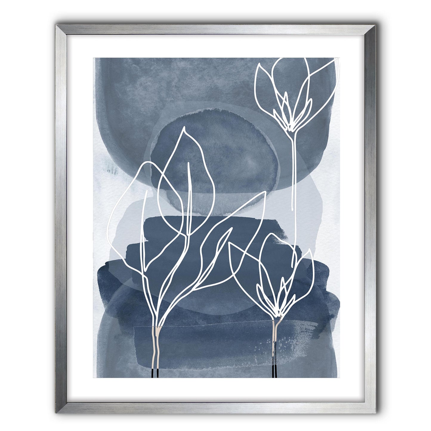 Botanical Grey Blue II