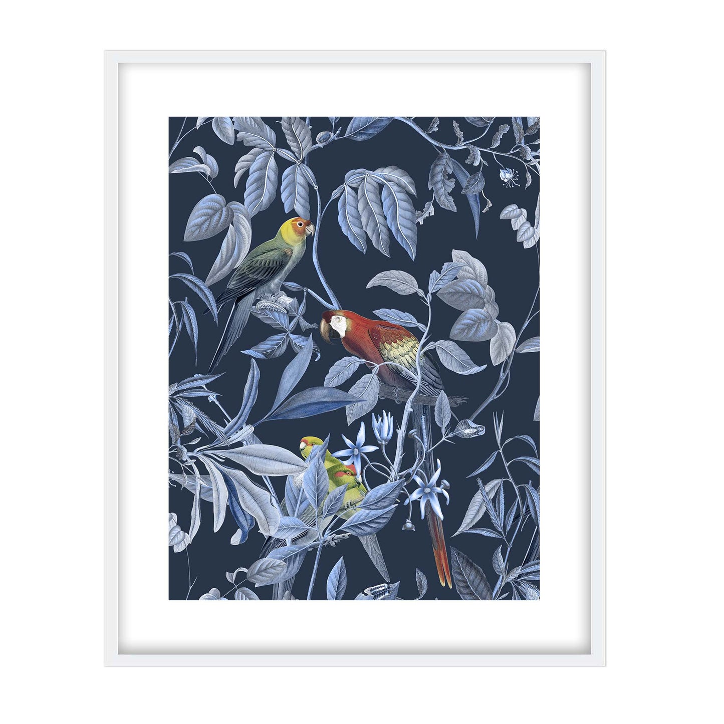 Birds in Blue I