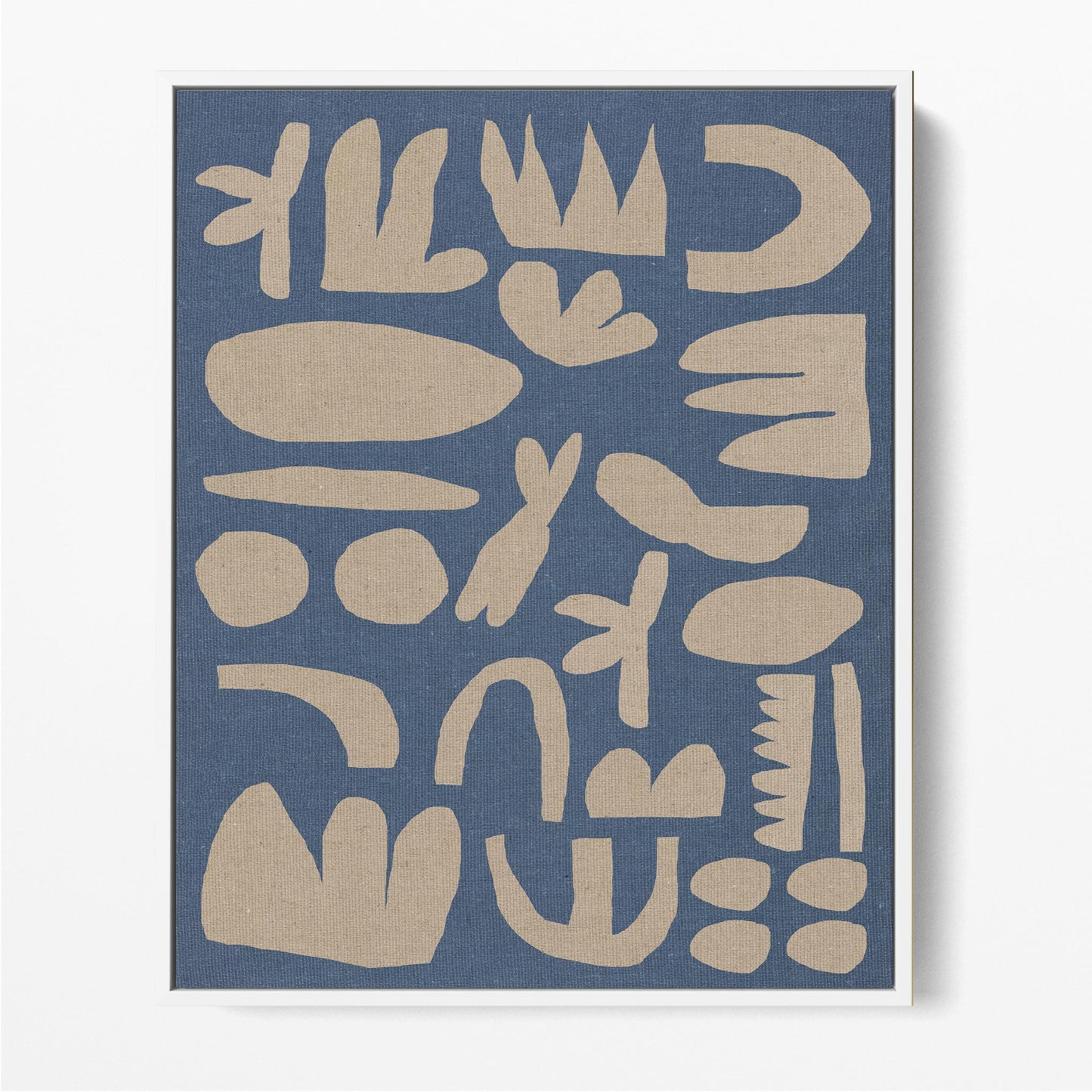 Linen Naive Blue II