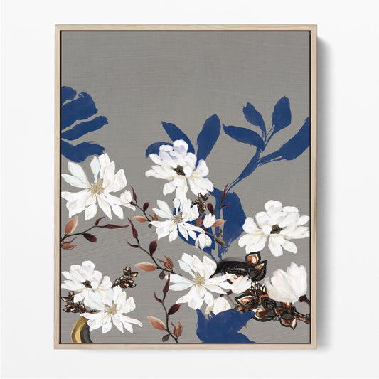 Magnolia Flowers Blue II